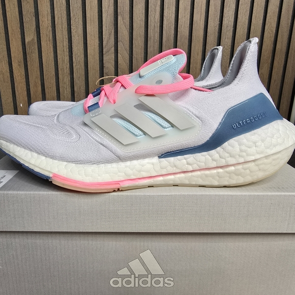 Adidas White and Pink Sneakers - Picture 11 of 12